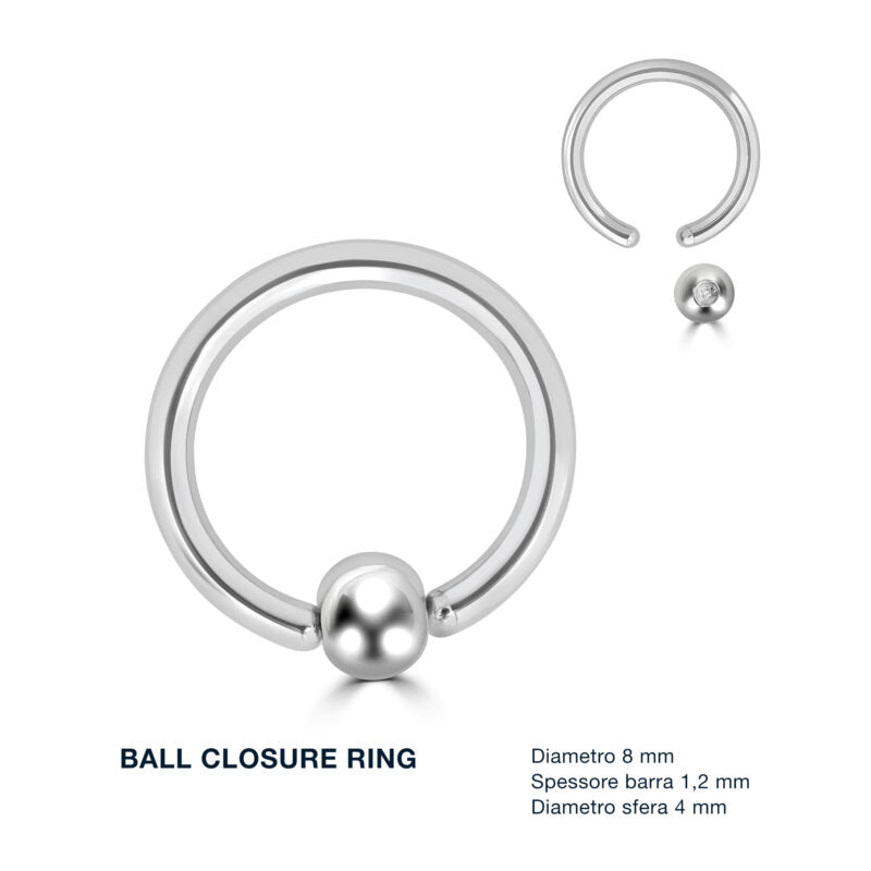 Piercing Ball Closure Ring