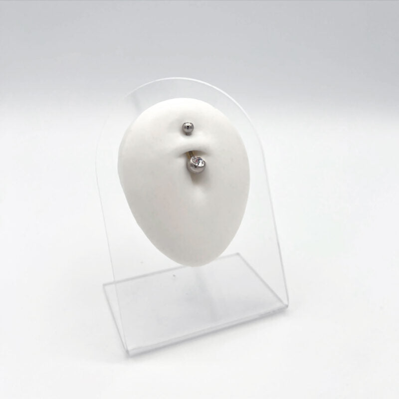 Piercing Belly Button Ring Sfere Cristallo