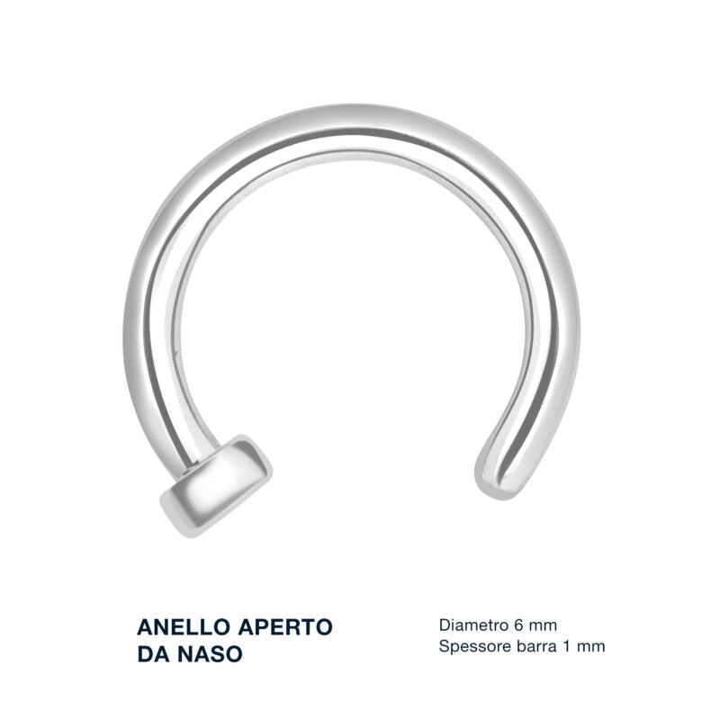Piercing Anello Aperto Da Naso