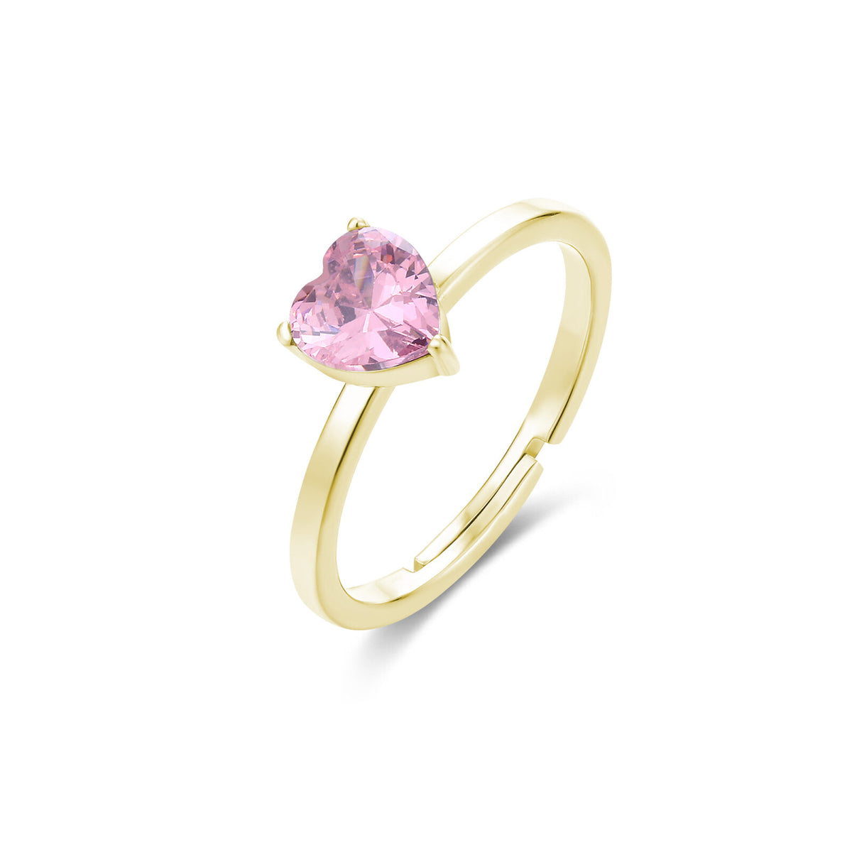 Anello con Cristallo a Cuore