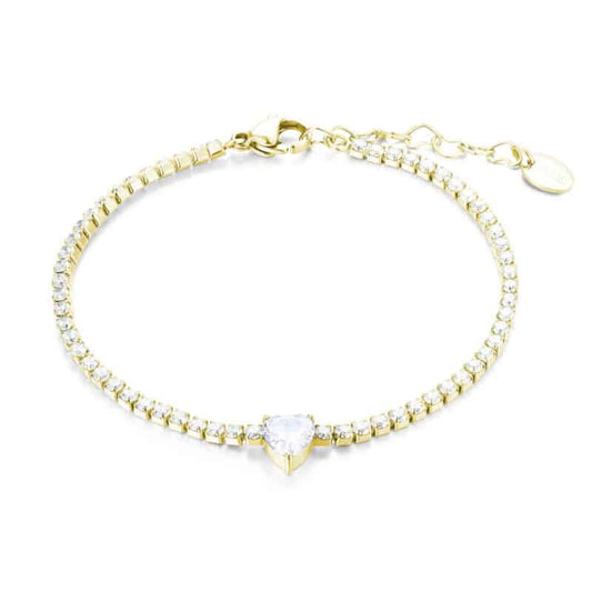 Bracciale Tennis con Cristallo a Cuore