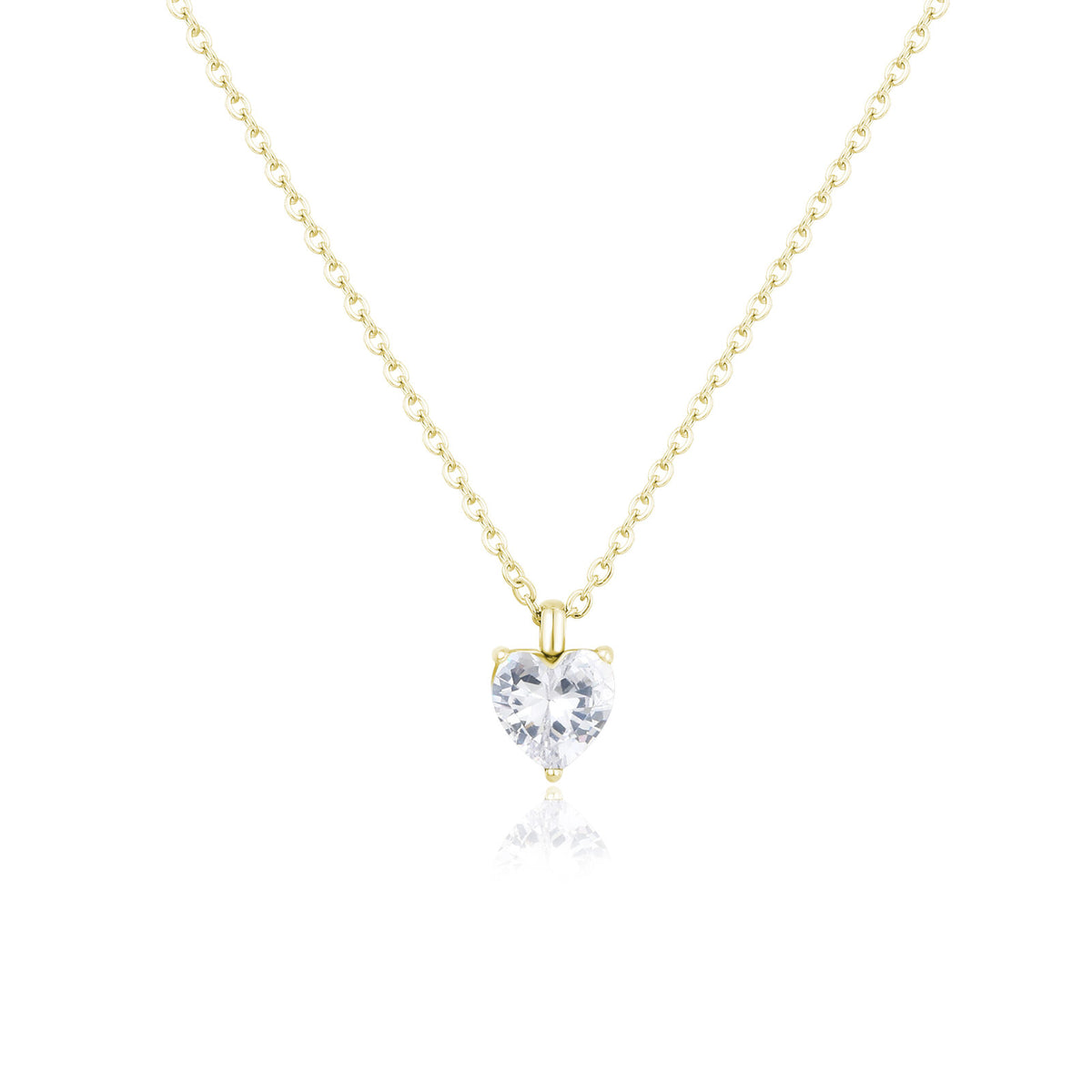 Collana con Cristallo a Cuore