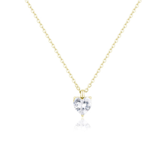 Collana con Cristallo a Cuore