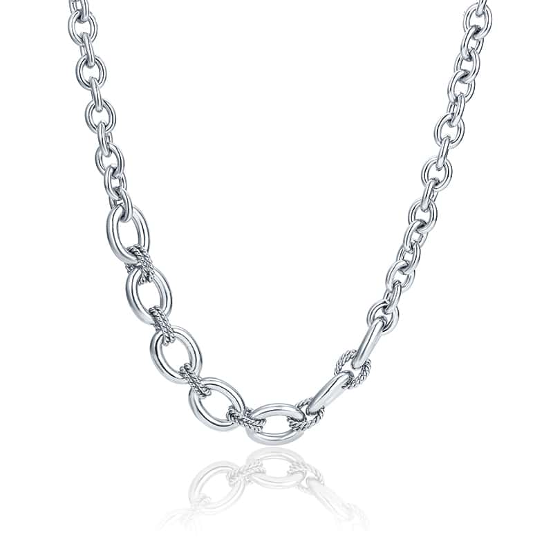 Collana Catena Maglie Ovali