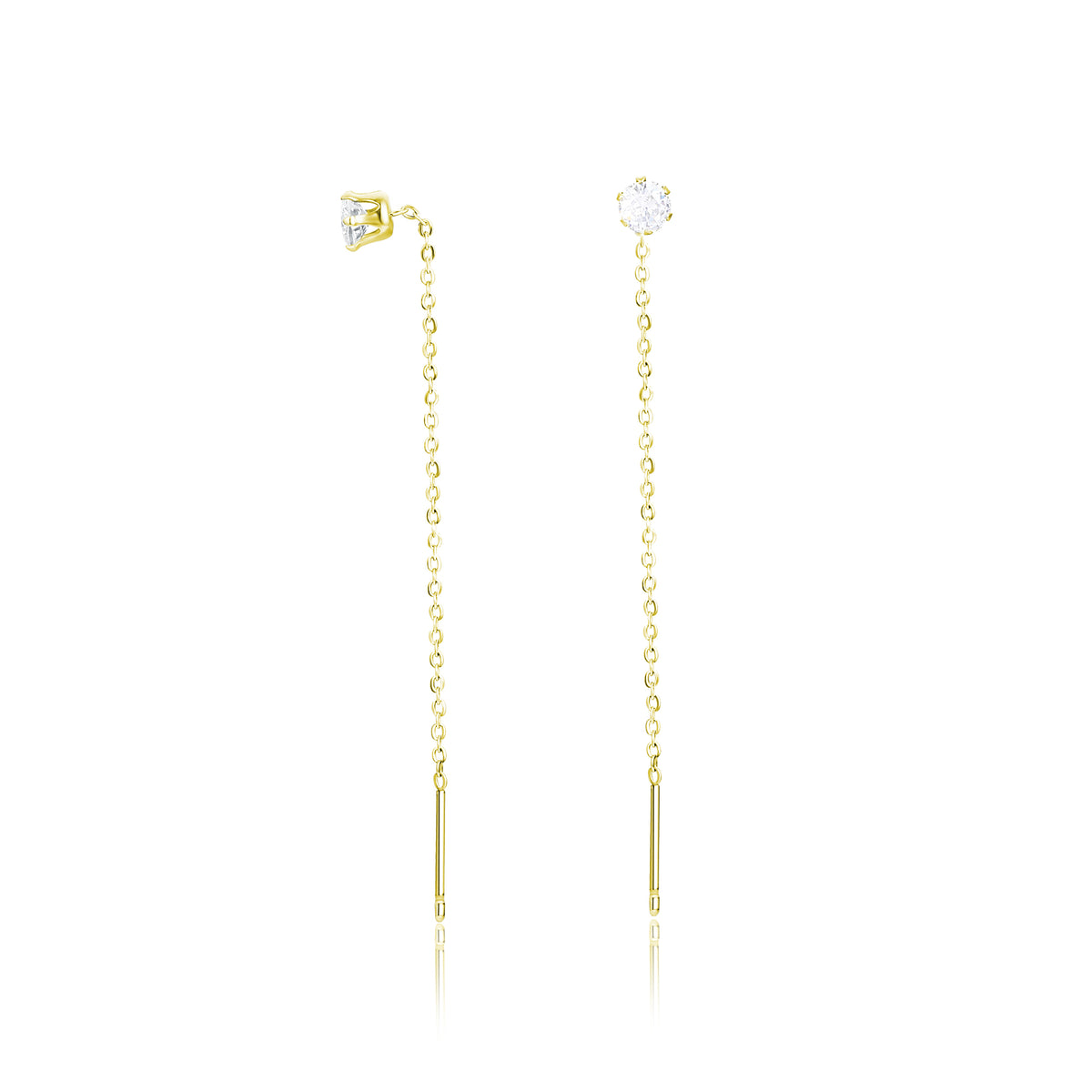 Orecchini Saliscendi cristallo bianco pvd oro

Materiale: acciaio inossidabile, cristalli

Dimensione cristallo: 4 mm

Lunghezza orecchino: 6 cm

 