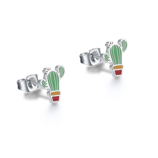 Orecchini lobo cactus