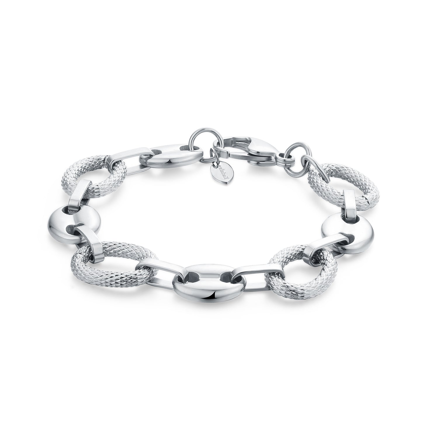 BRACCIALE CHICCO DI CAFFE’ ACCIAIO
