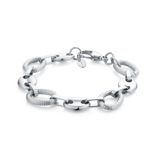 BRACCIALE CHICCO DI CAFFE’ ACCIAIO