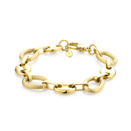 BRACCIALE CHICCO DI CAFFE’ PVD ORO