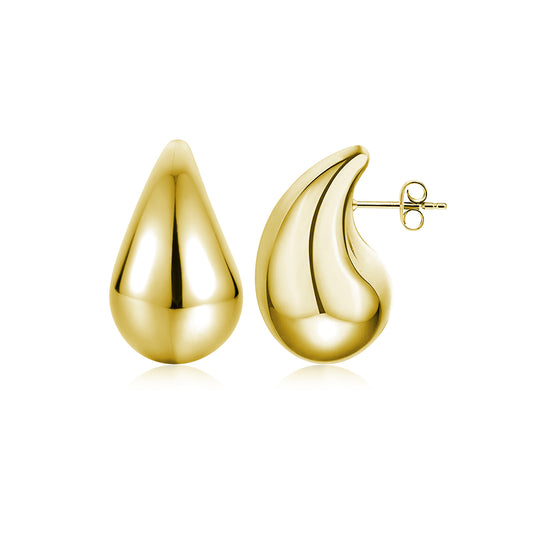 Orecchini Drops 26 mm Acciaio