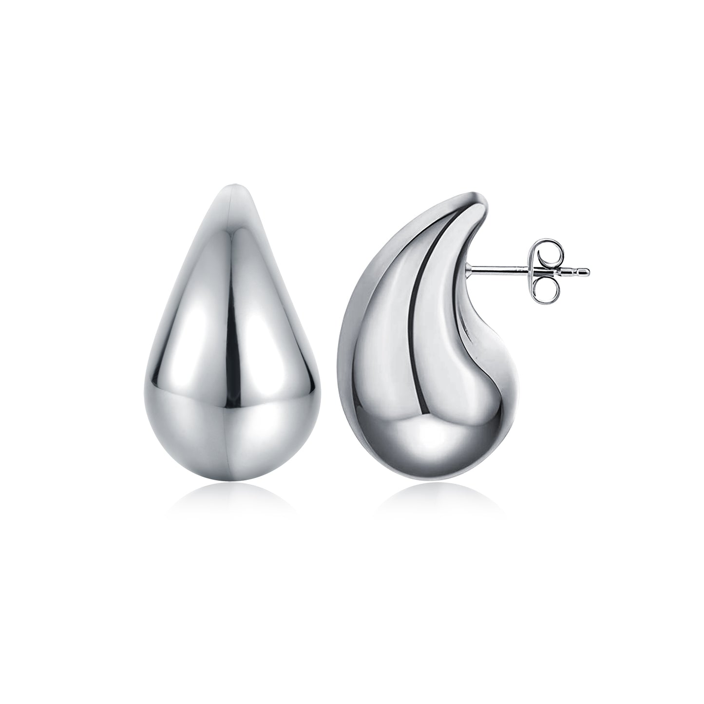 Orecchini Drops 26 mm Acciaio