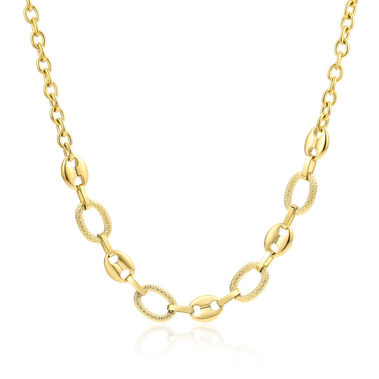 COLLANA CHICCO DI CAFFE’ PVD ORO