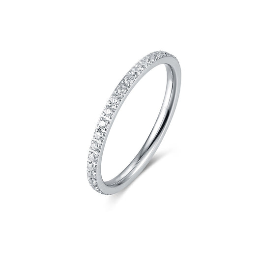 Anello Fedina Cristalli