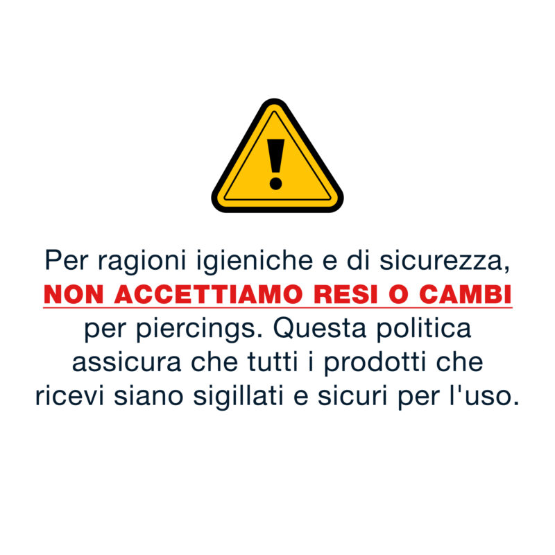 Piercing Chiodino Da Naso Dritto Con Cristallo