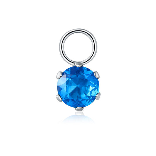 Charm Cristallo Blu