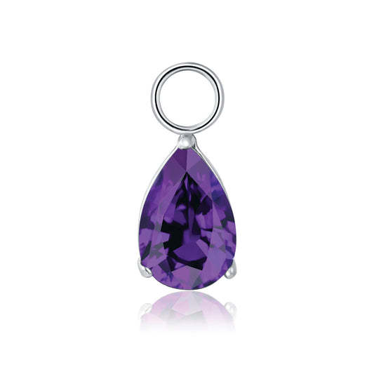 Cristallo Goccia Viola