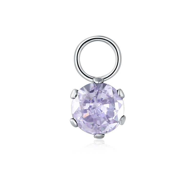 Charm Cristallo Lavanda