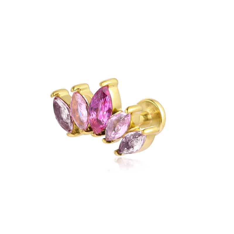 Orecchino Piercing Tragus Fior di Loto