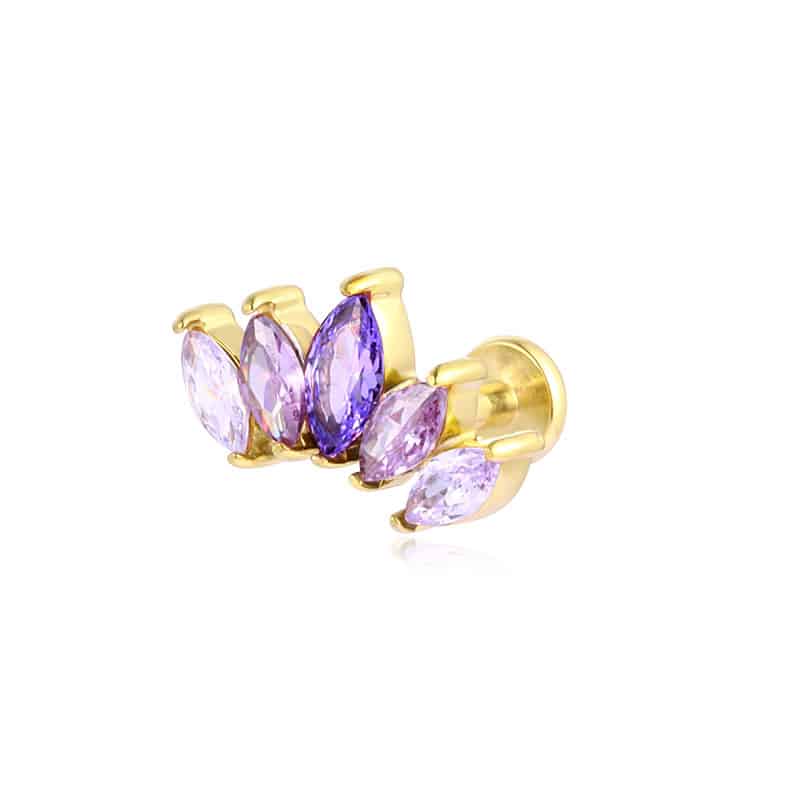 Orecchino Piercing Tragus Fior di Loto