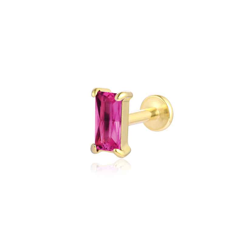 Orecchino Piercing Baguette